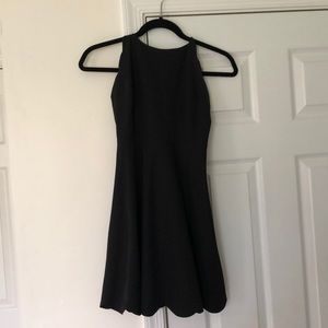 Play on Curves Black Backless Dress